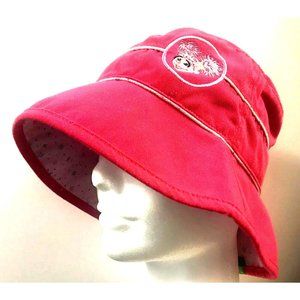 Coppertone UV Headwear Hot Weather Children Girls Bucket Sun Hat Size M (4T-5T)